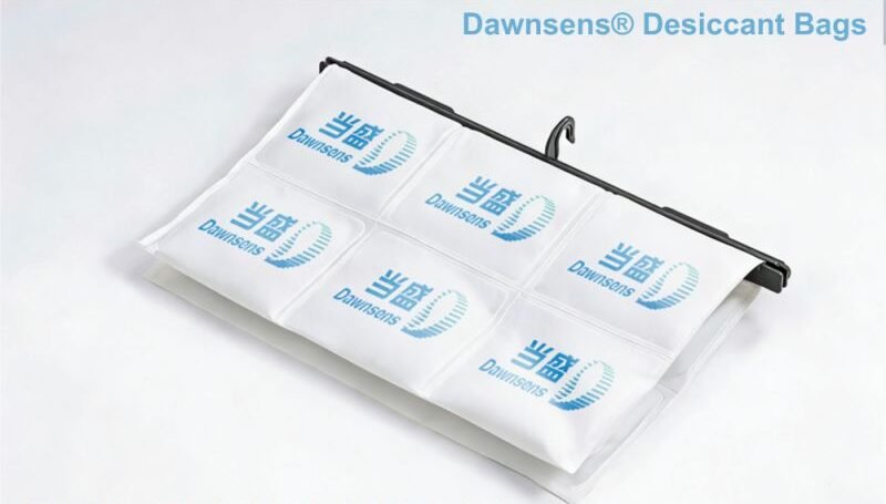 Bolsas desecantes colgantes Dawnsens para logística y contenedores