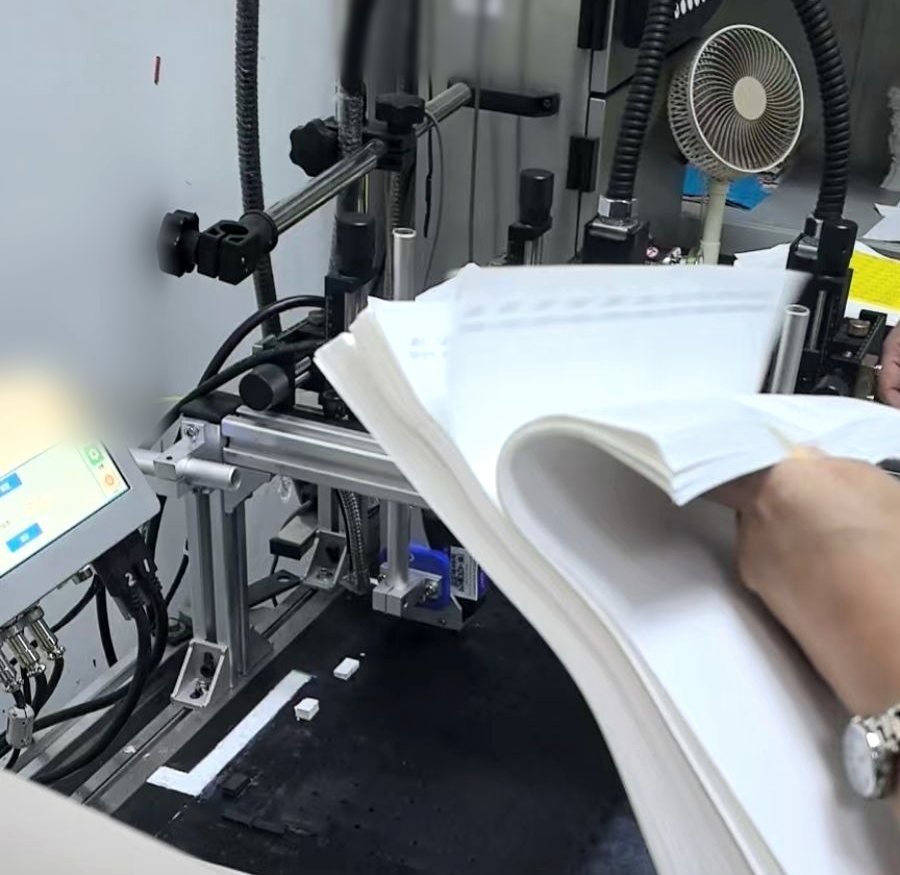 Control de muestras en una línea de producción