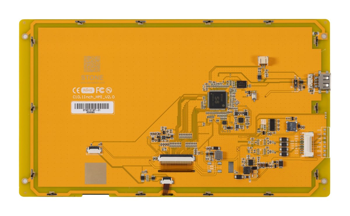 Placa trasera amarilla de la serie civil (STWC101WT-01)